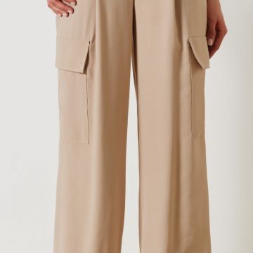 Pantaloni Cargo in Viscosa