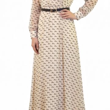 abito fantasia beige  212B