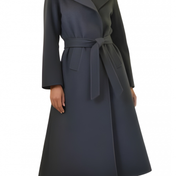 cappotto lungo grigio