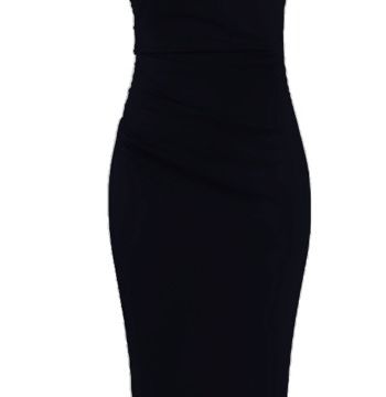 Abito Midi a Tubino nero01
