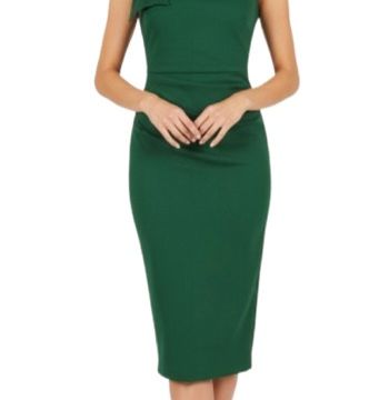 abito 01253300 midi verde