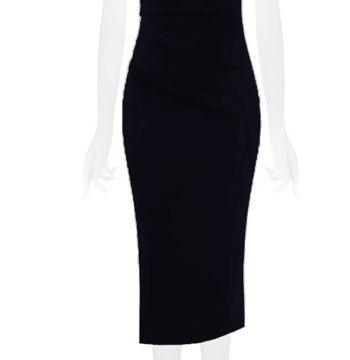 Abito Midi a Tubino verde033