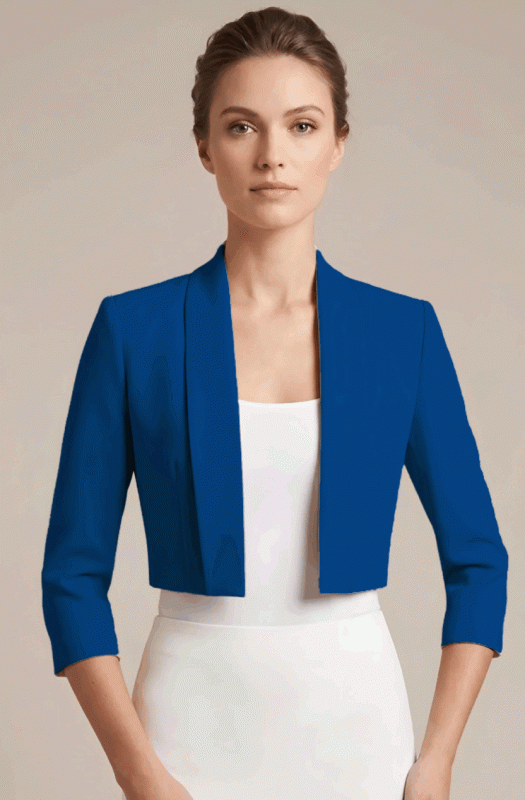 Giacca Donna Blu Brillante