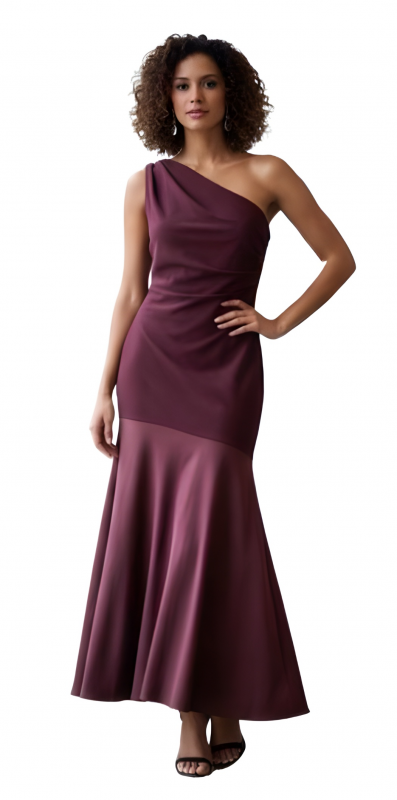 Abito Intero Donna Bordeaux Rosso