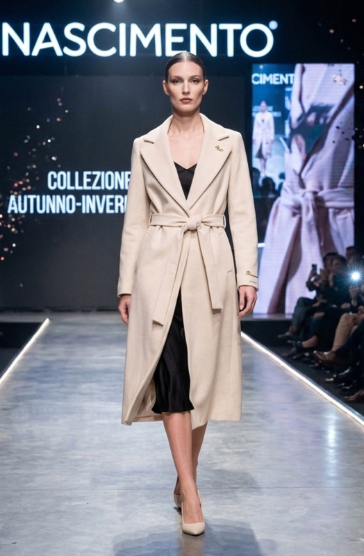 Cappotto Donna Tortora Beige