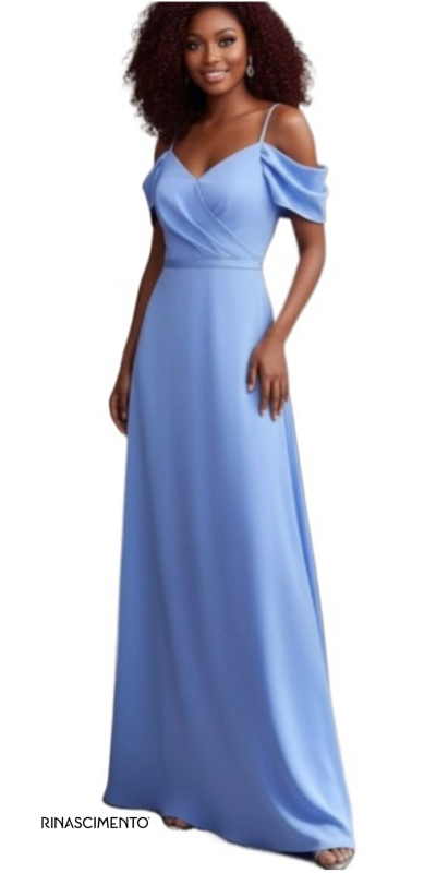 Abito Lungo Azzurro