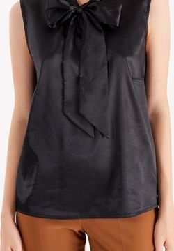 Top in Satin color Nero