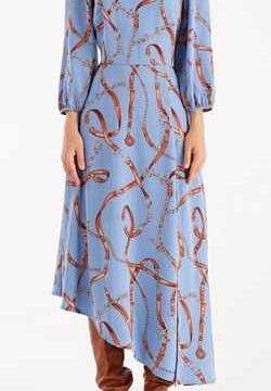 Abito Asimmetrico Stampato