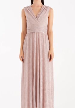 Abito Lungo Lurex Dusty Pink
