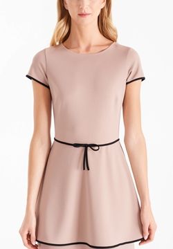 Abito a Ruota color Dusty Pink