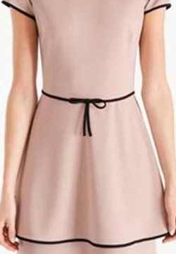 Abito a Ruota color Dusty Pink