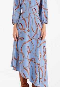 Abito Asimmetrico Stampato